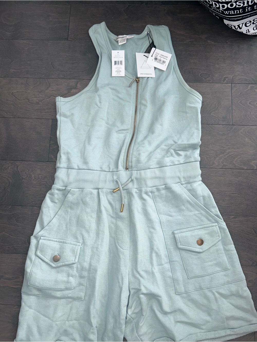 Eleven Paris Zip Front Romper